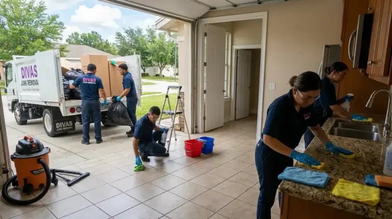 Empty clean room ready for new residents