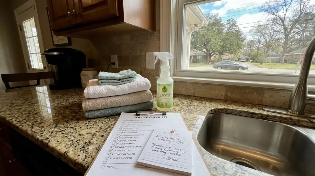 completed service proof by Karlas Cleaning Service in Montgomery, AL