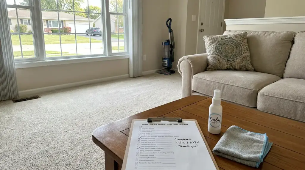 completed service proof by Karlas Cleaning Service in Montgomery, AL