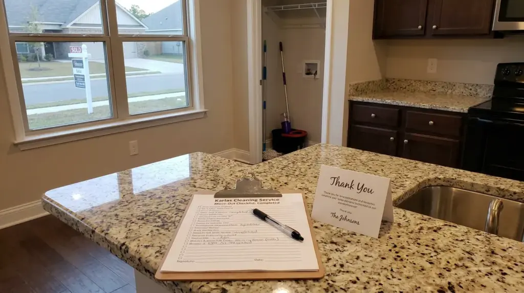 completed service proof by Karlas Cleaning Service in Montgomery, AL